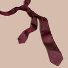 Burberry Burberry Slim Cut Check Silk Tie, Red