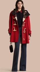 Burberry Double-faced Technical Wool Duffle Coat