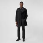 Burberry Burberry The Mid-length Chelsea Heritage Trench Coat, Size: 38, Black