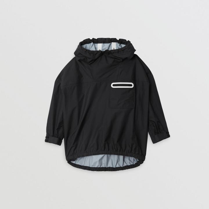 Burberry Burberry Childrens Logo Print Nylon Hooded Jacket, Size: 12y, Black