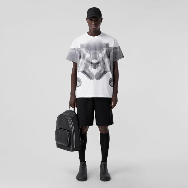 Burberry Burberry Thomas Bear Print Cotton Oversized T-shirt