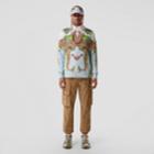 Burberry Burberry Map Print Cotton Sweater, Size: Xl
