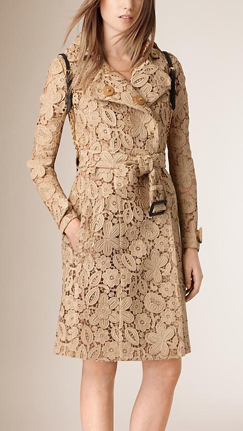 Burberry Prorsum Swiss-woven Macram Trench Coat