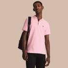 Burberry Burberry Printed Check Placket Cotton Piqu Polo Shirt, Size: Xl, Pink