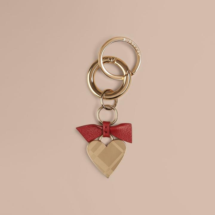 Burberry Burberry Heart Key Charm, Red