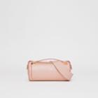 Burberry Burberry The Monogram Leather Barrel Bag, Pink