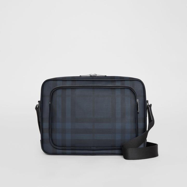 Burberry Burberry London Check Messenger Bag, Blue