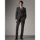 Burberry Burberry Modern Fit Wool Part-canvas Suit, Size: 48r, Grey