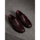 Burberry Burberry Leather Penny Loafers, Size: 42