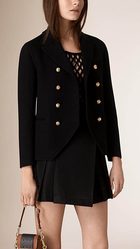 Burberry Prorsum Cashmere Military Jacket