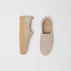 Burberry Burberry Suede Slip-on Sneakers, Size: 39, Beige