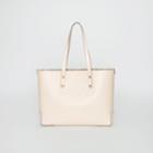 Burberry Burberry Small Embossed Crest Leather Tote, Grey