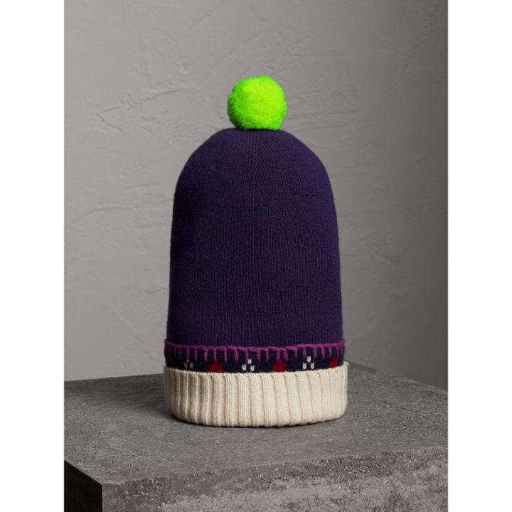 Burberry Burberry Pom-pom Cashmere Wool Beanie