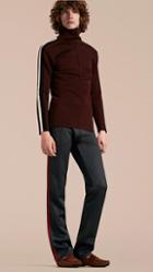 Burberry Contrast Stripe Technical Track Pants