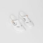 Burberry Burberry Childrens Leather T-bar Shoes, Size: 27, White
