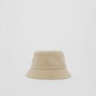 Burberry Burberry Embroidered Logo Cotton Bucket Hat