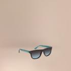 Burberry Burberry Foldable Rectangular Frame Sunglasses, Black