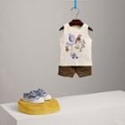 Burberry Burberry Adventure Motif Cotton Vest, Size: 3y, White