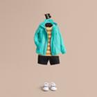 Burberry Burberry Showerproof Hooded Technical Jacket, Size: 4y, Blue