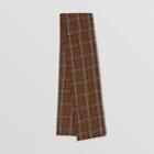 Burberry Burberry Vintage Check Lightweight Cashmere Scarf, Brown