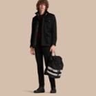 Burberry Burberry Bonded Cotton Field Jacket With Removable Warmer, Black