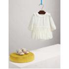Burberry Burberry Devor And Silk Chiffon Dress With Bloomers, Size: 9m, White