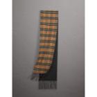 Burberry Burberry Long Reversible Vintage Check Double-faced Cashmere Scarf