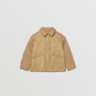 Burberry Burberry Childrens Monogram Quilted Panel Recycled Polyester Jacket, Size: 14y, Brown
