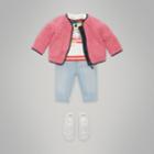 Burberry Burberry Faux Shearling Jacket, Size: 3y