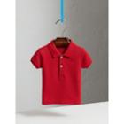 Burberry Burberry Cotton Piqu Polo Shirt, Size: 18m, Red