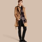 Burberry Burberry Cashmere Trench Coat, Size: 38, Brown