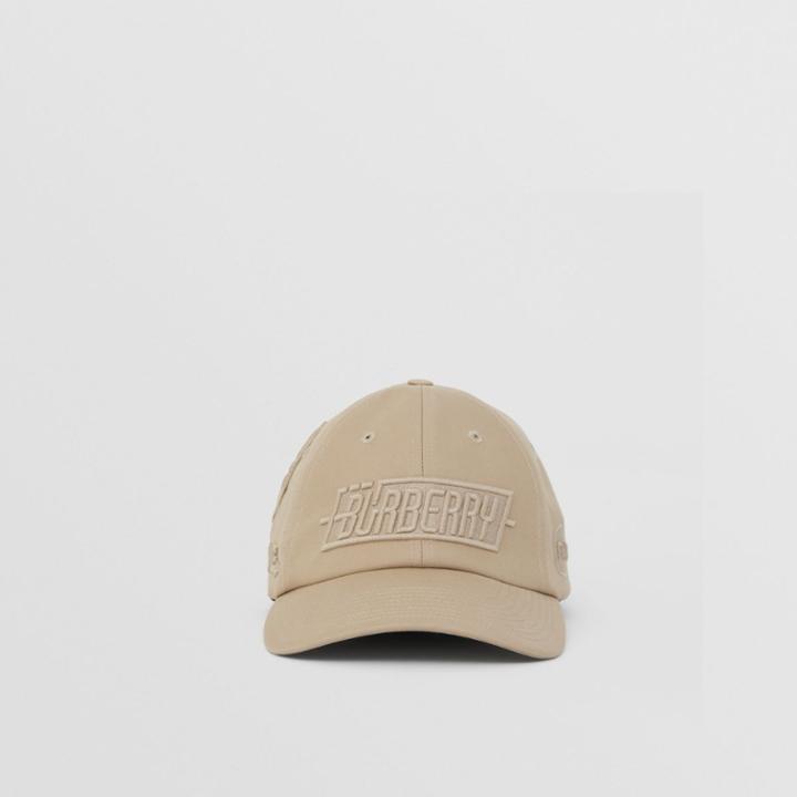 Burberry Burberry Badge Appliqu Cotton Gabardine Baseball Cap