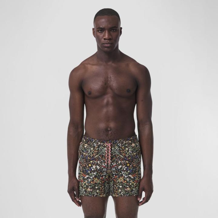 Burberry Burberry Floral Print Drawcord Swim Shorts