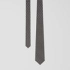 Burberry Burberry Classic Cut Logo Graphic Silk Tie, Grey