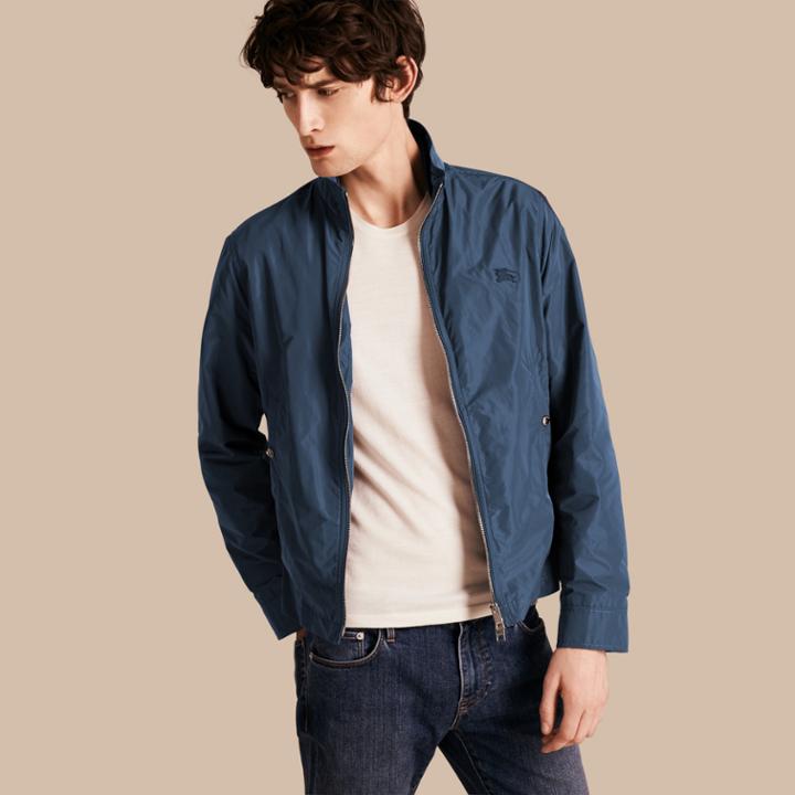 Burberry Burberry Lightweight Technical Jacket, Size: Xxxl, Blue