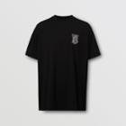 Burberry Burberry Monogram Motif Cotton T-shirt - Unisex, Size: Xs, Black