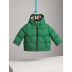Burberry Burberry Down-filled Hooded Puffer Jacket, Size: 18m, Green