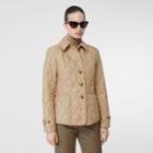 Burberry Burberry Diamond Quilted Thermoregulated Jacket, Size: Xs, Beige