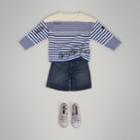 Burberry Burberry Relaxed Fit Stretch Denim Shorts, Size: 4y