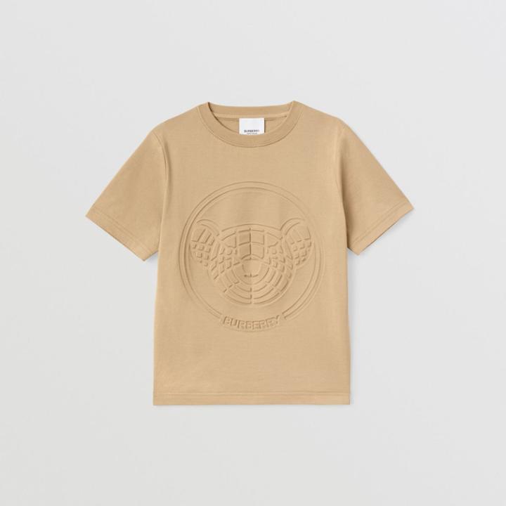 Burberry Burberry Childrens Thomas Bear Motif Cotton T-shirt, Size: 10y