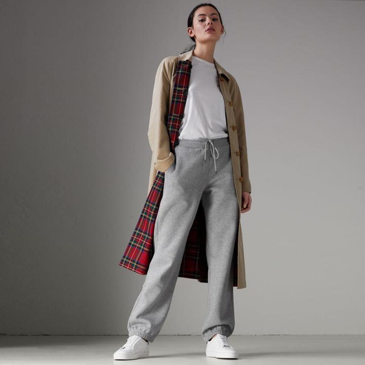 Burberry Burberry Embroidered Jersey Sweatpants, Size: L