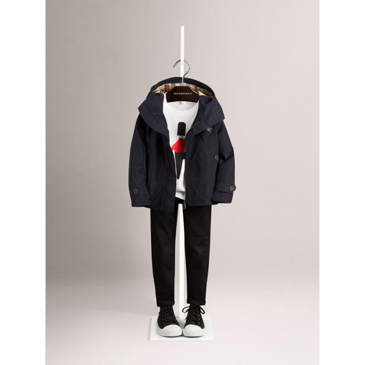 Burberry Burberry Lightweight Technical Packaway Jacket, Size: 6y, Blue
