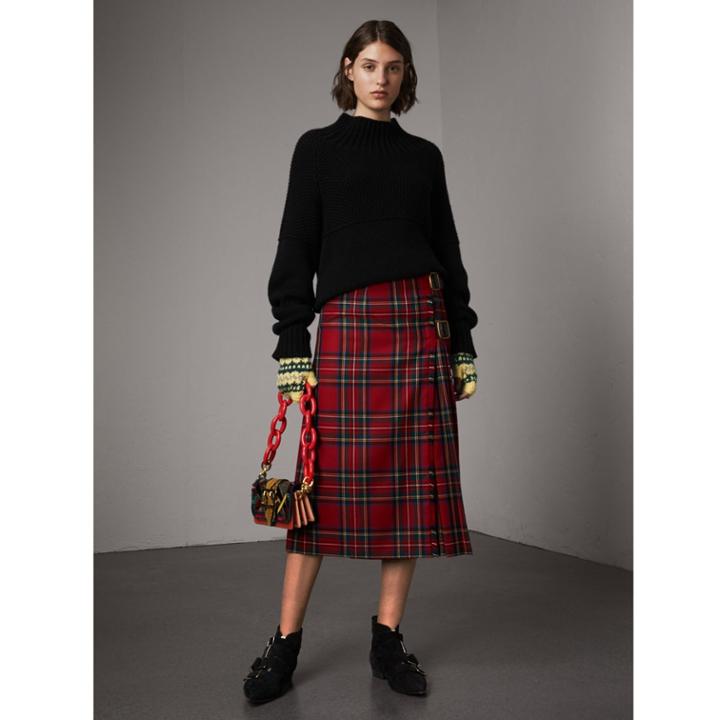Burberry Burberry Cashmere Turtleneck Sweater, Black