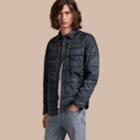 Burberry Burberry Quilted Technical Shirt, Blue