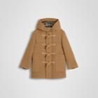 Burberry Burberry Childrens Double-faced Wool Duffle Coat, Size: 8y, Yellow