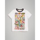 Burberry Burberry Thomas Bear Comic Print Cotton T-shirt, Size: 14y, White