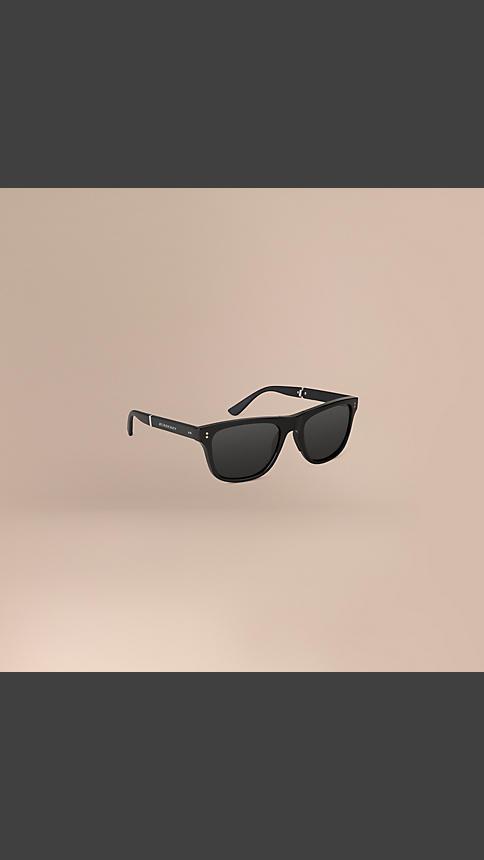 Burberry Brit Folding Rectangular Frame Sunglasses