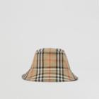 Burberry Burberry Childrens Vintage Check Technical Cotton Bucket Hat, Size: 4y-6y