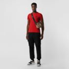 Burberry Burberry Embroidered Logo Cotton T-shirt