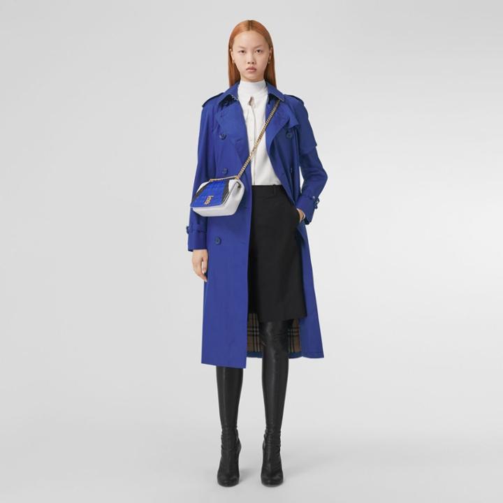 Burberry Burberry Cotton Gabardine Trench Coat, Size: 02